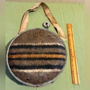 Vintage cloth covered canteen
